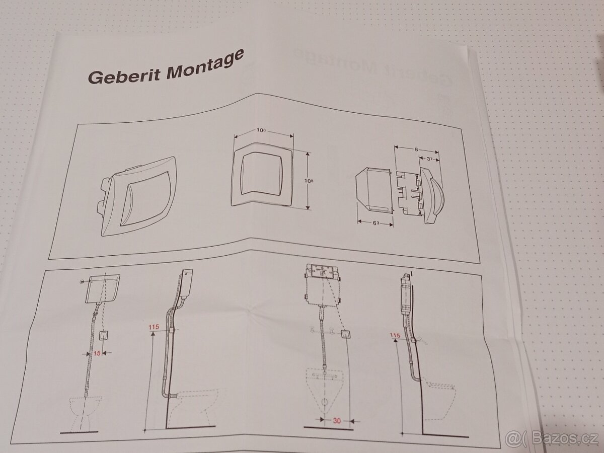 Geberit ovládání splachování - 4