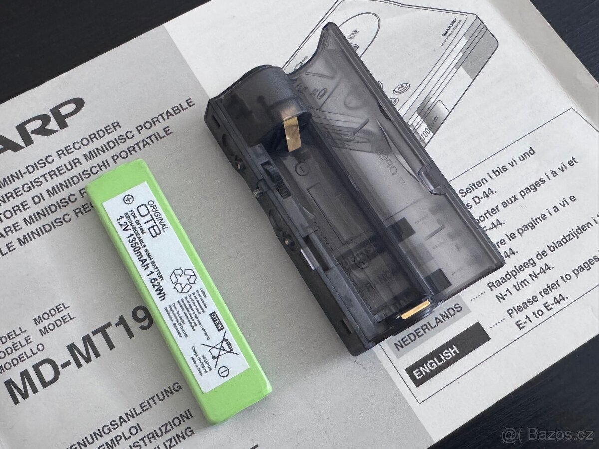 SHARP MD‑MT190H MD Walkman MiniDisc přehrávač/rekordér - 4