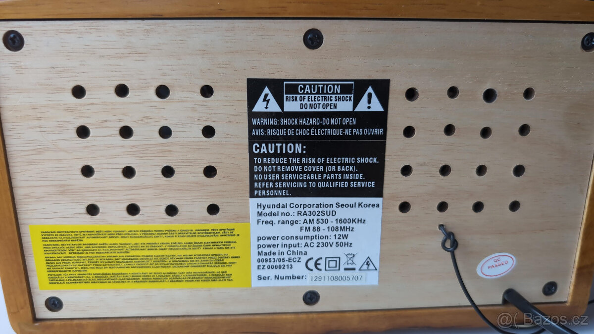 Rádio v retro stylu Hyundai RA302SUD - 4