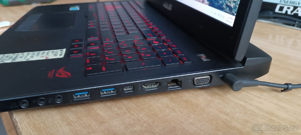 Herní Asus ROG G751J, Win. 11 pro, 8.ram, 256 SSD - 4