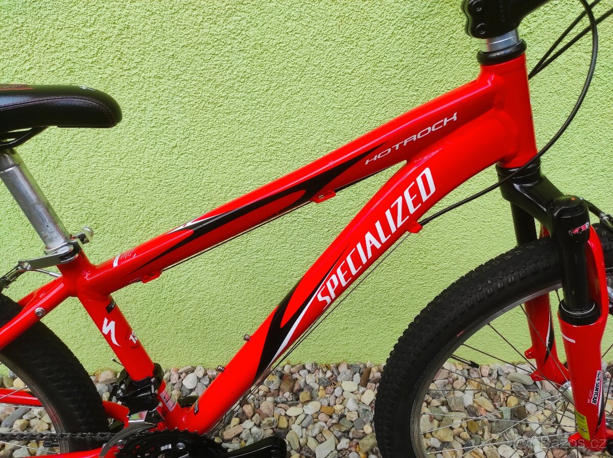 Značkové dětské kolo SPECIALIZED 24" (červená) - 4