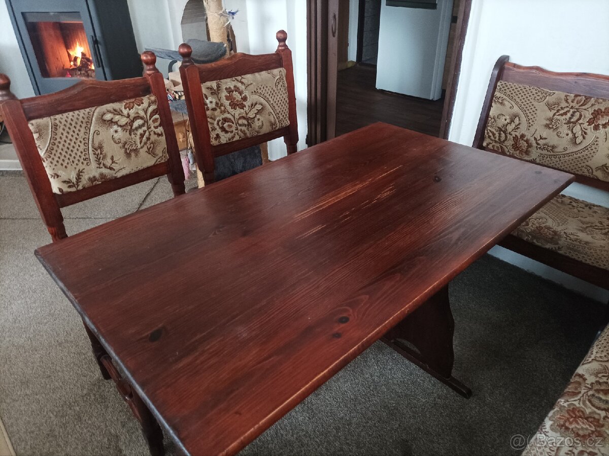 Retro rohová lavice - 4