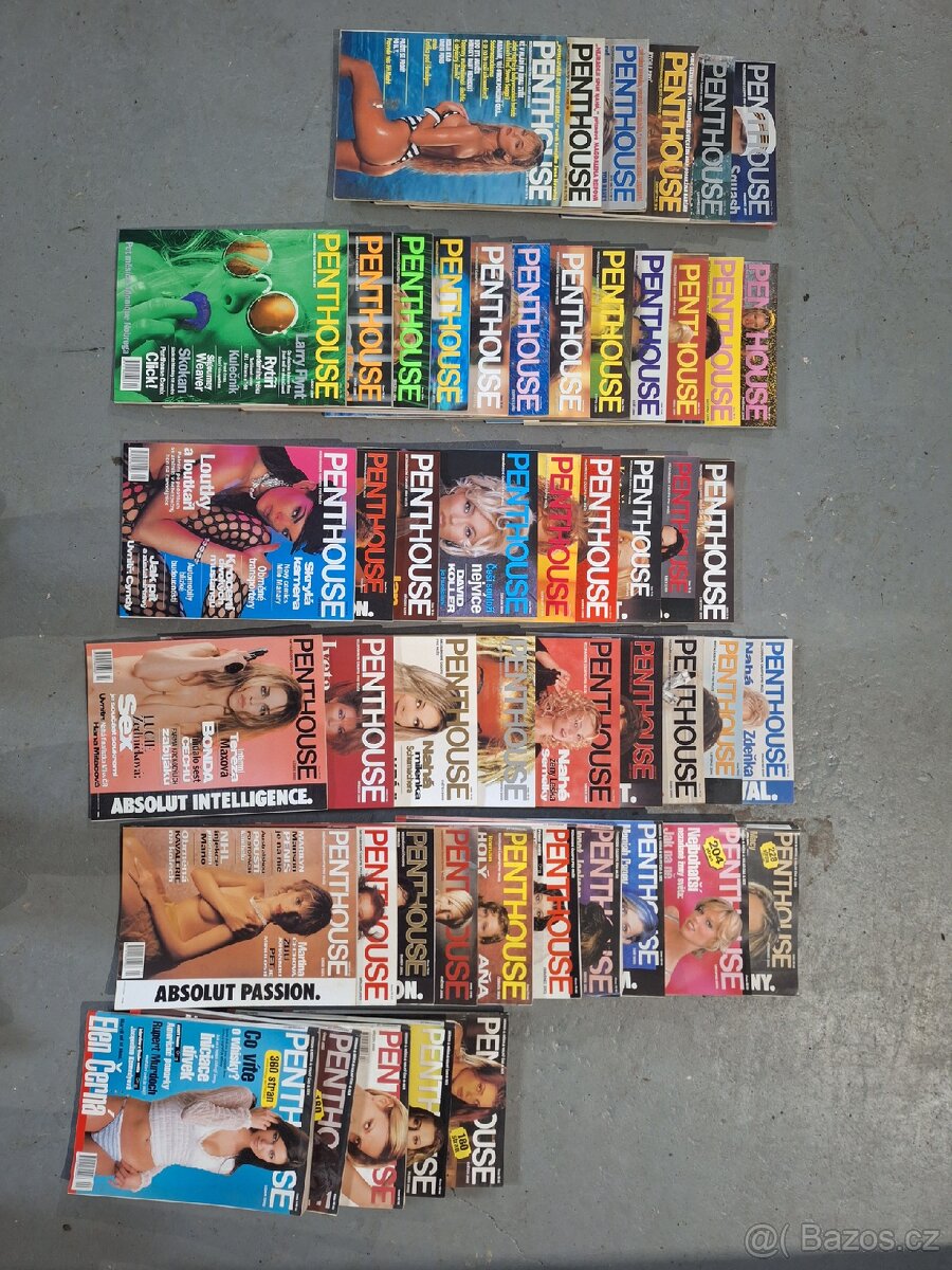 Časopisy Playboy a Penthouse. - 4