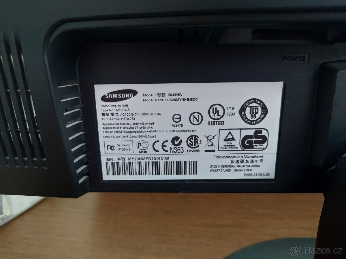 Monitor Samsung 20" - 4