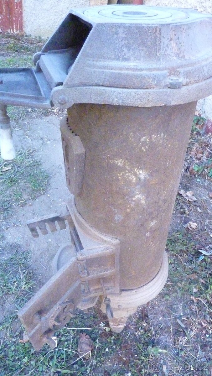 KAMÍNKA VINTAGE ČENKOV 99H A RETRO KAMNA PETRA - 4