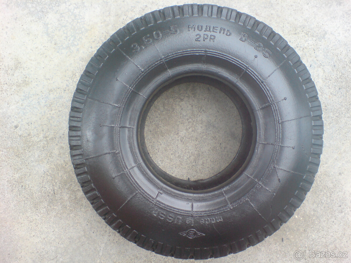 Motokára pneumatika barum continental stomil s hřeby hladkou - 4