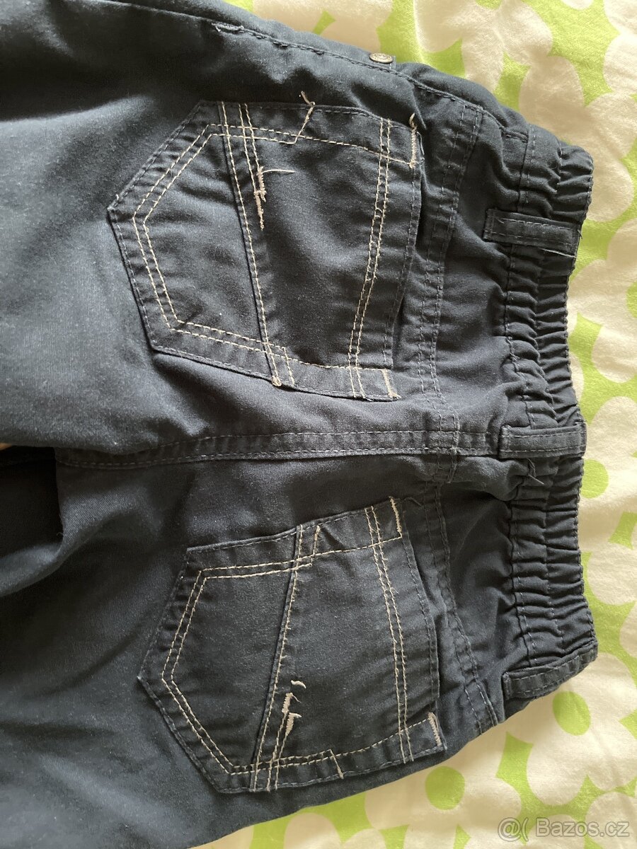 chlapecké zateplené kalhoty 104 - 4