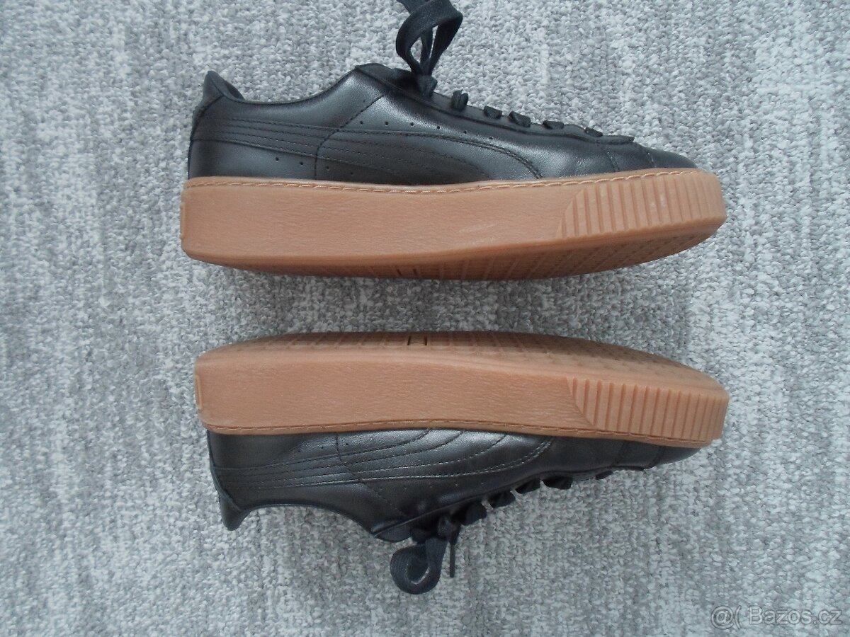 Černé boty tenisky botasky Puma - 39 - 4