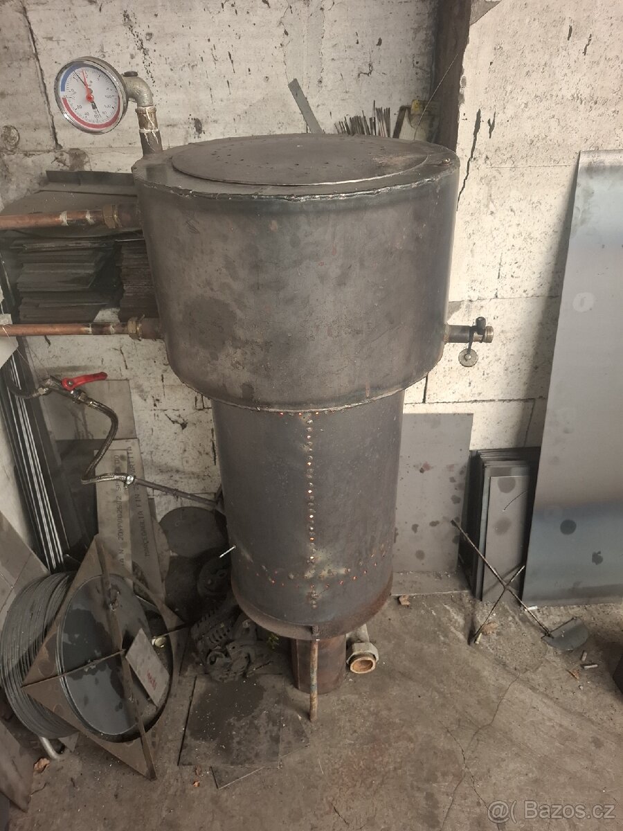 Kamna na vyjetý olej s výměníkem - 4
