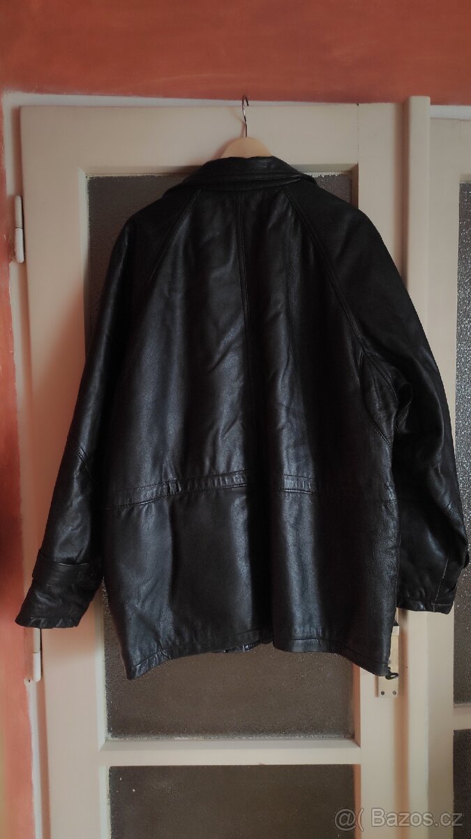 Kožená bunda černá vel. XL/XXL - 4