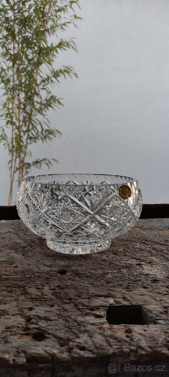 Broušená mísa - CRYSTAL BOHEMIA - 4