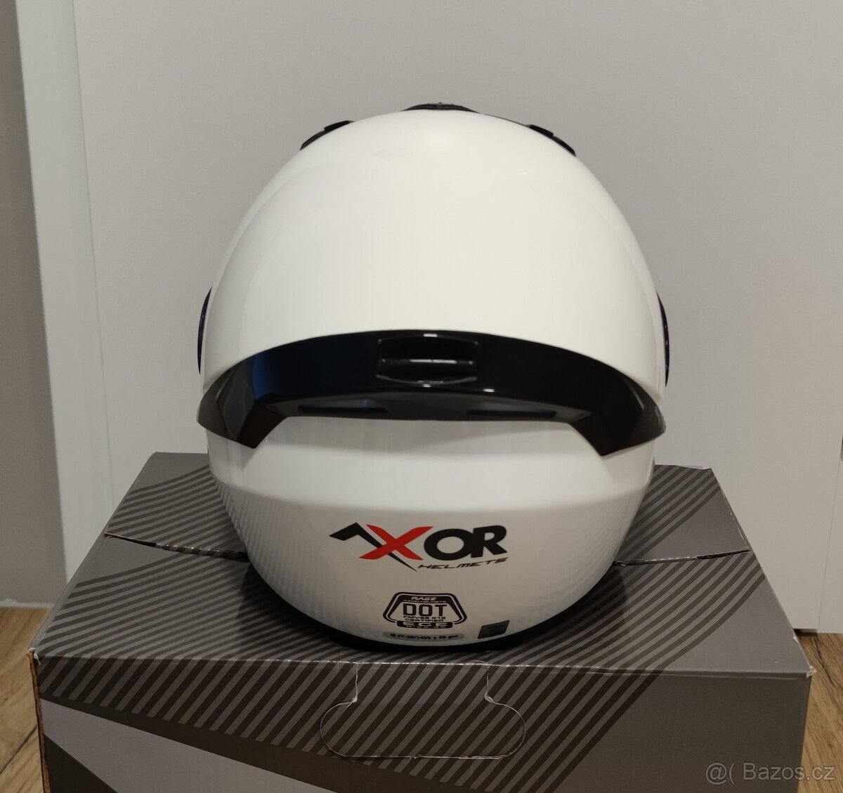 AXOR INTEGRÁLNÍ PŘILBA RAGE- BÍLÁ LESK - 4