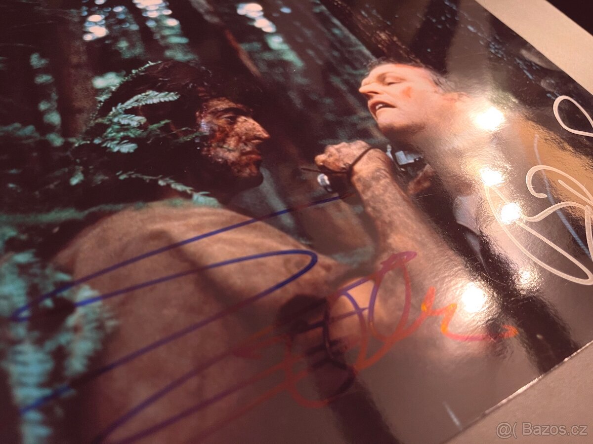 RAMBO: První krev S.Stallone & B.Dennehy autogram_ nůž Rambo - 4