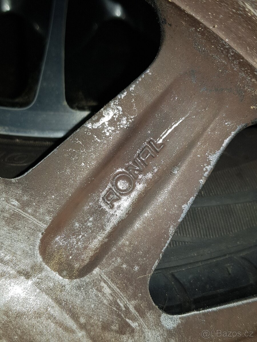 Originál alu kola Ford + letní gumy 205/50R16 - 4