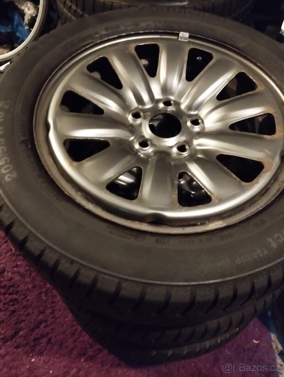 Plechové disky 5X112 R16 205/55 R16 - 4