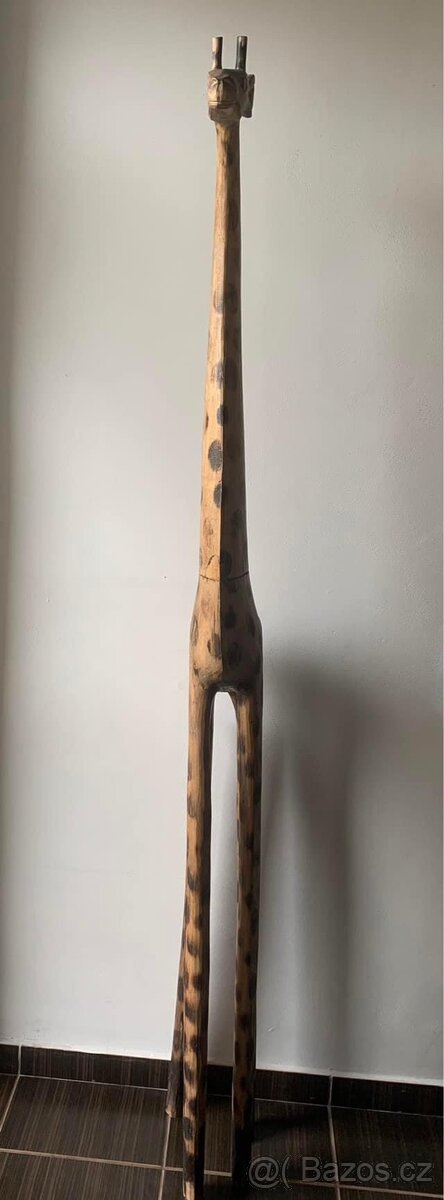 Dvoumetrová dřevěná žirafa - 4