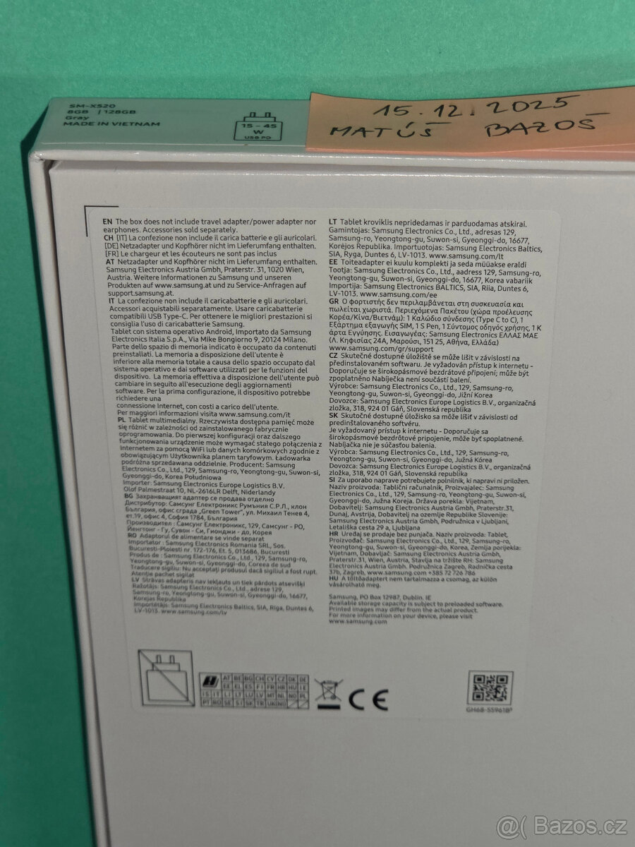 Nový Samsung Galaxy Tab S10 FE 128GB gray - 4