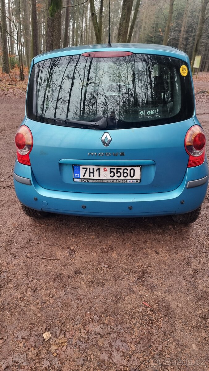 Renault Modus LPG 2005, STK do 2027, 1 Kč na 1 Km - 4