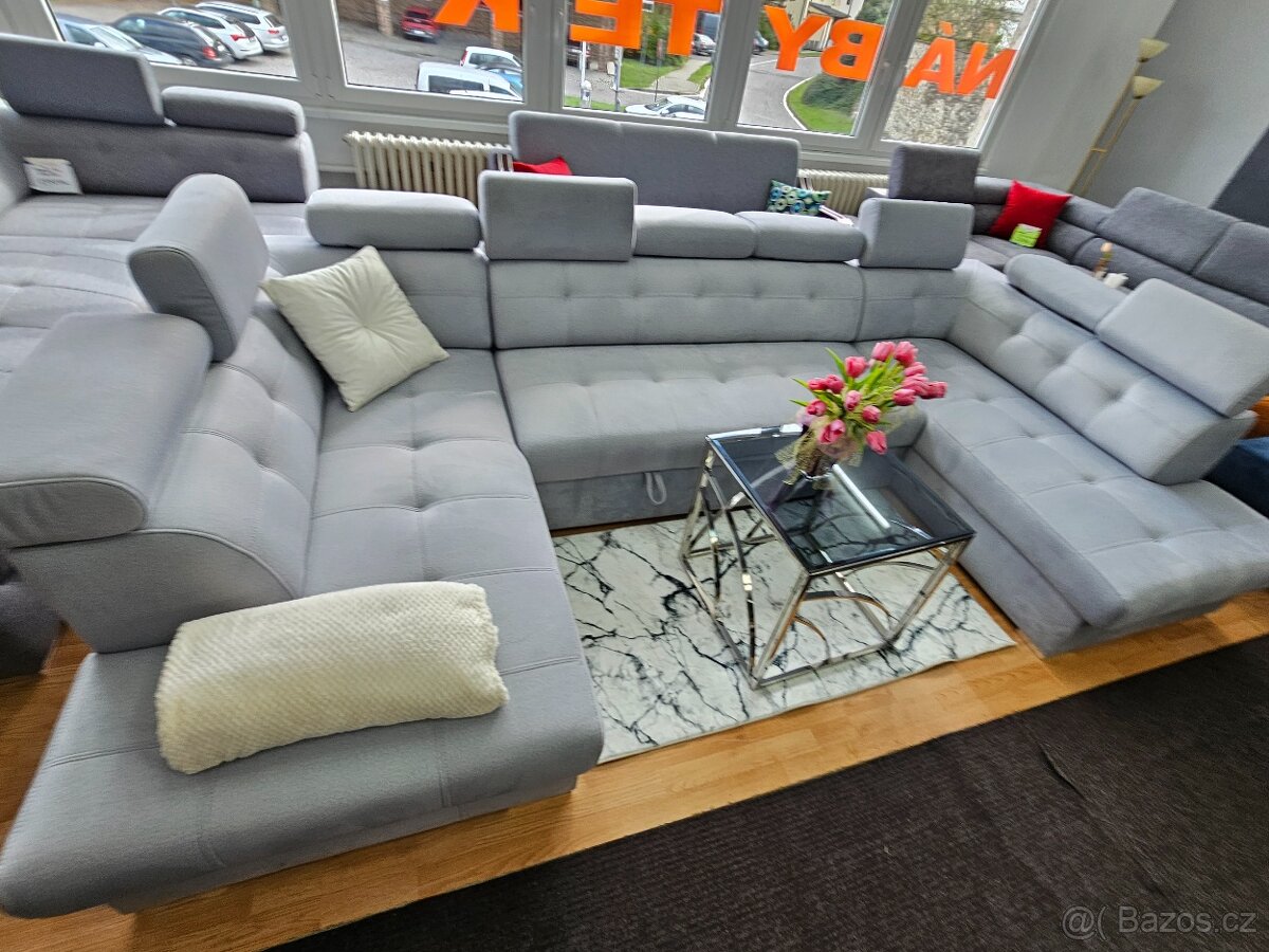 Rohová sedací souprava Angels "U" NOVINKA AKCE - 4