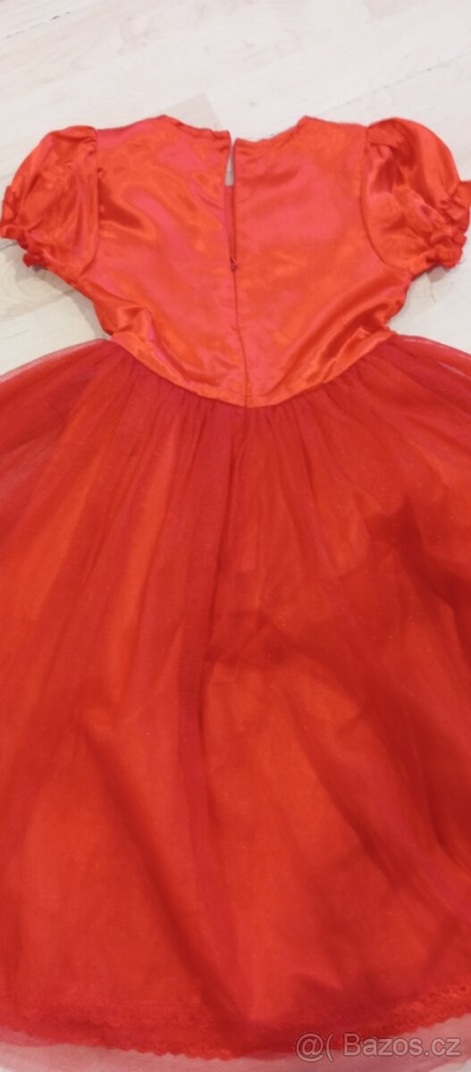 Šaty červená karkulka - 4