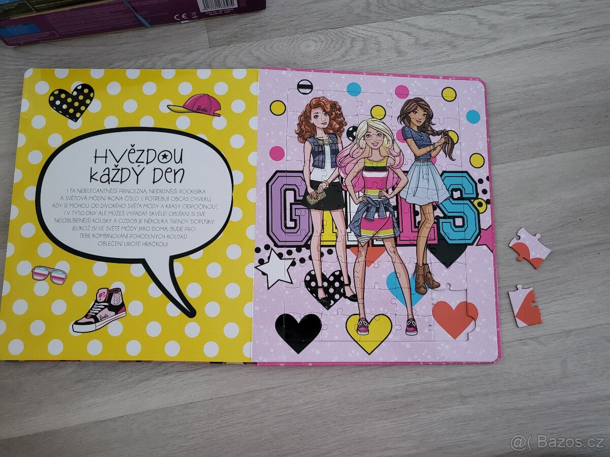 Barbie Velká kniha puzzle - 4