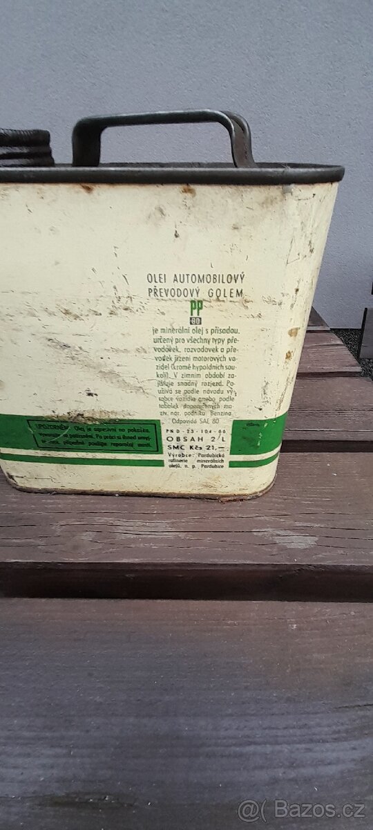 Plechovka oleje Golem R 1966 - 4