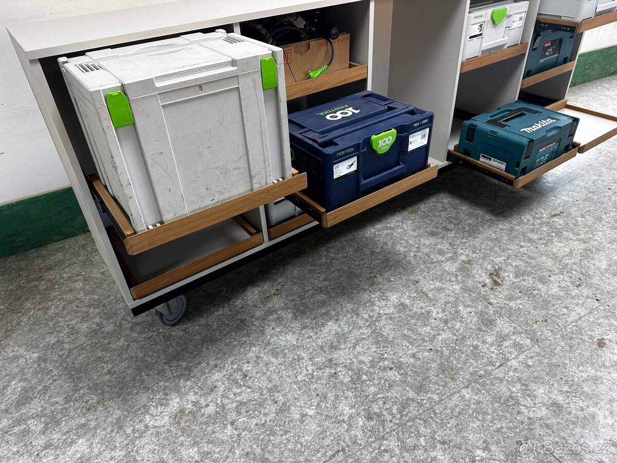 Regál na kufry festool, makita - 4