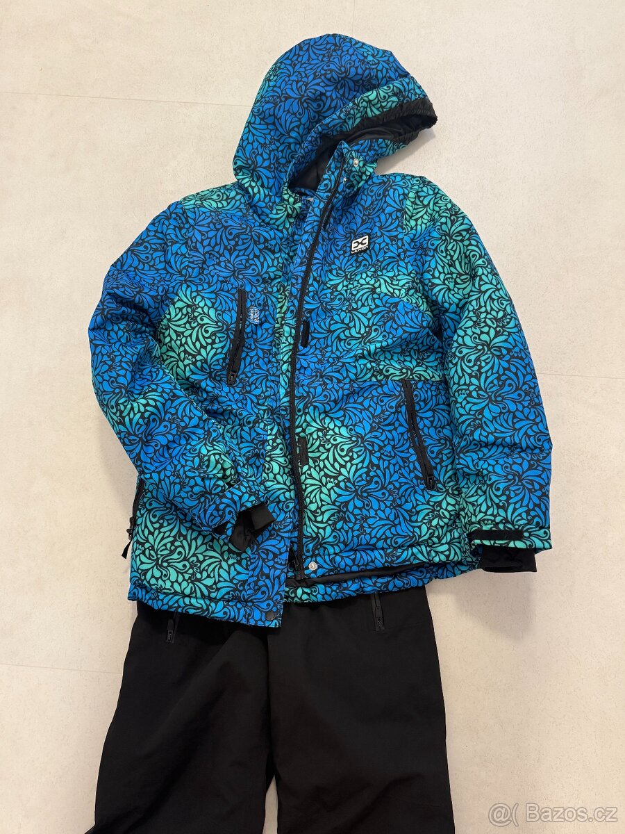 lyžařské oblečení vel.158 - 4