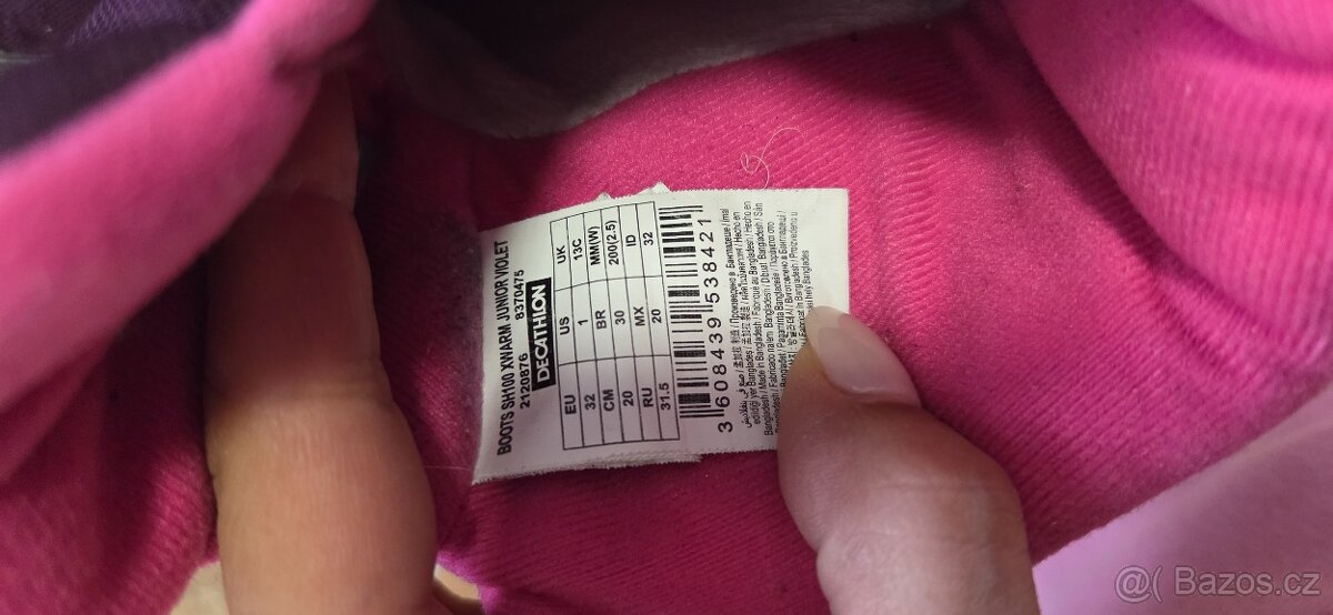 Divci nepromokave snehule, vel. 32 - 4