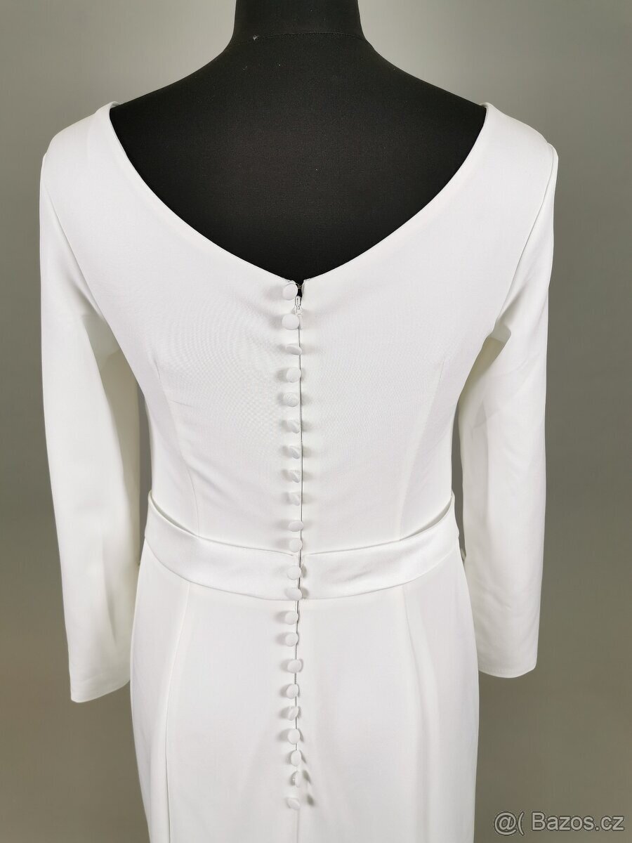 Luxusní nenošené svatební šaty, MARIGOLD, XS/S- 34/36 EU - 4