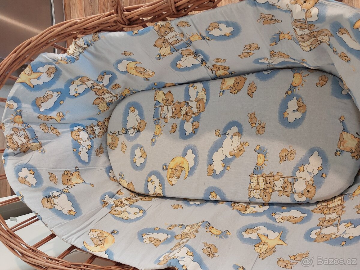 Proutěný koš pro miminko - 4