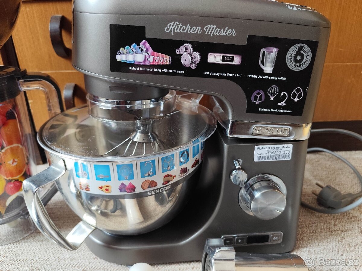 „Sencor Kitchen Master STM 7878BK – kuchyňský robot s příslu - 4
