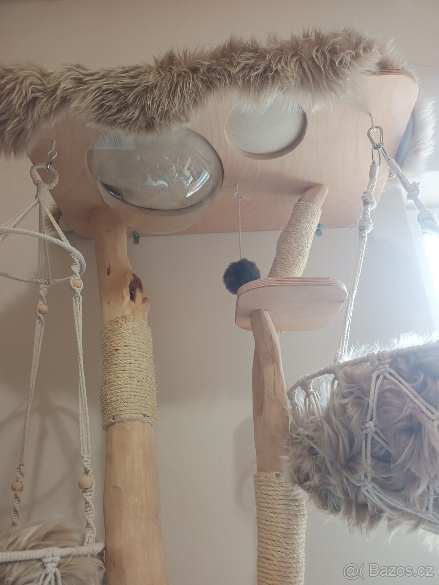 Luxusní kočičí strom, škrabadlo - 4