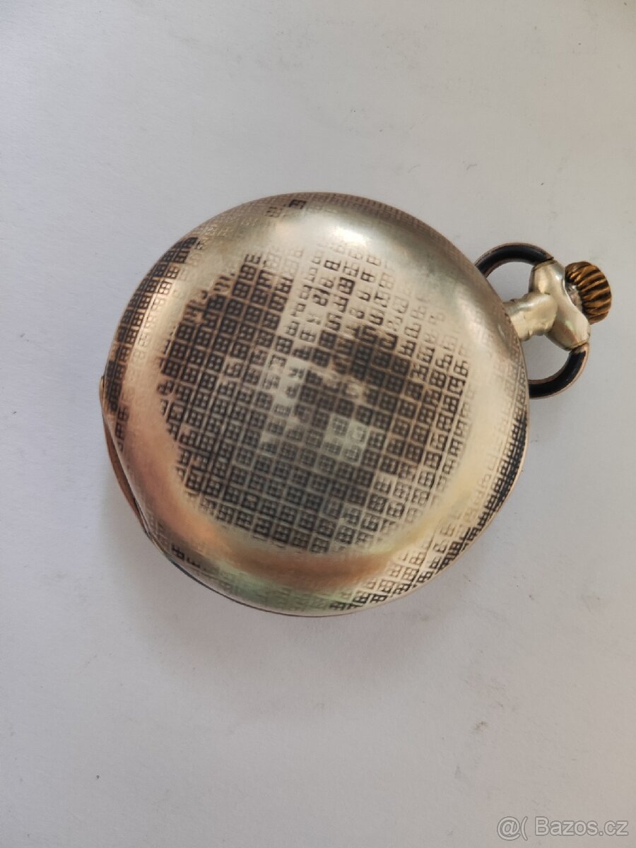 2 x stříbrné třipláštové kapesní hodinky jdoucí - 4