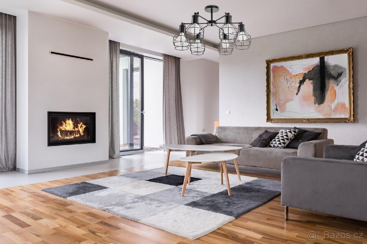 Závěsná stropní kovová svítidlo Loft APP735-6C - 4