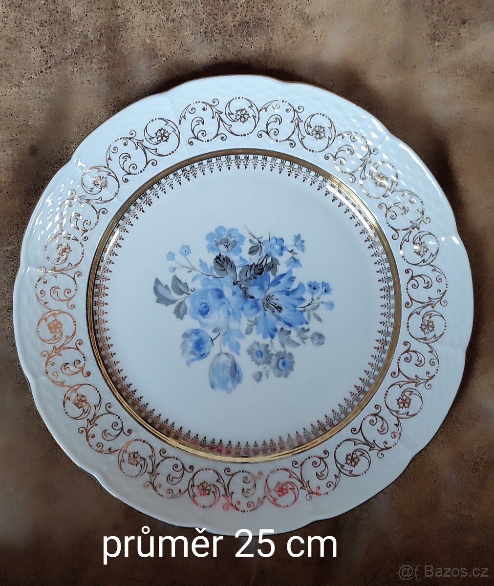 Retro porcelánové talíře - 4