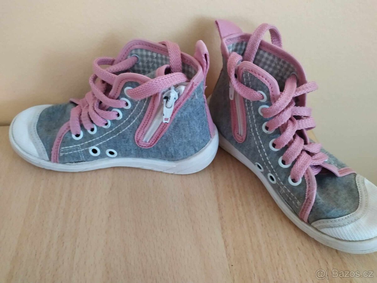 Dívčí plátěné tenisky vel 29 - 4