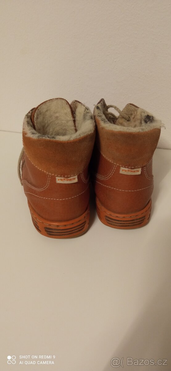 Zimní kožené boty vel. 27 - 4