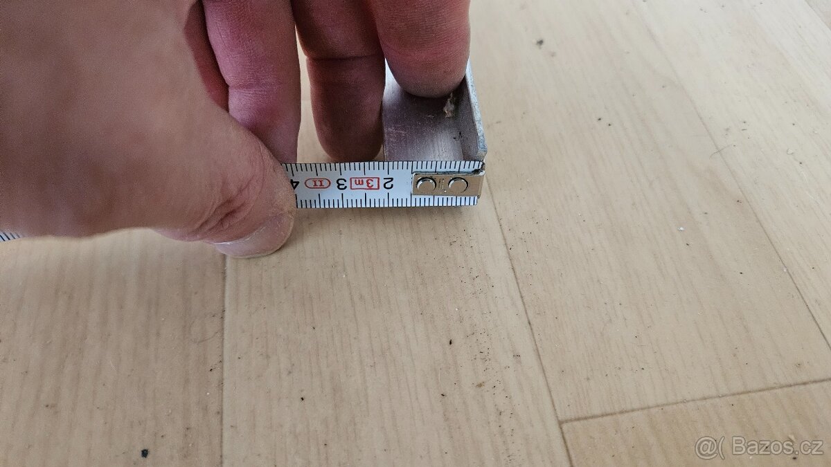 Alu hliníkový T profil, 20x20mm, 3m - 4