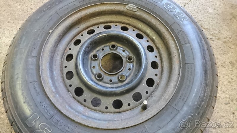 BMW E28 plechové disky 14" - 4