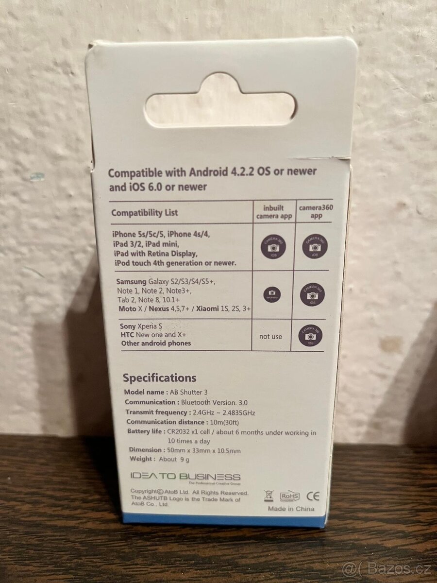 Remote Shutter - Bluetooth dálkový ovladač spouště na mobil - 4