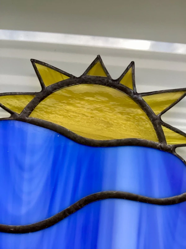 Sluníčko - vitrážové sklo - 4