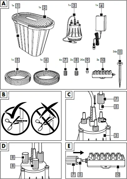 Dovolenkový zavlažovací systém Parkside, nepoužívaný - 4