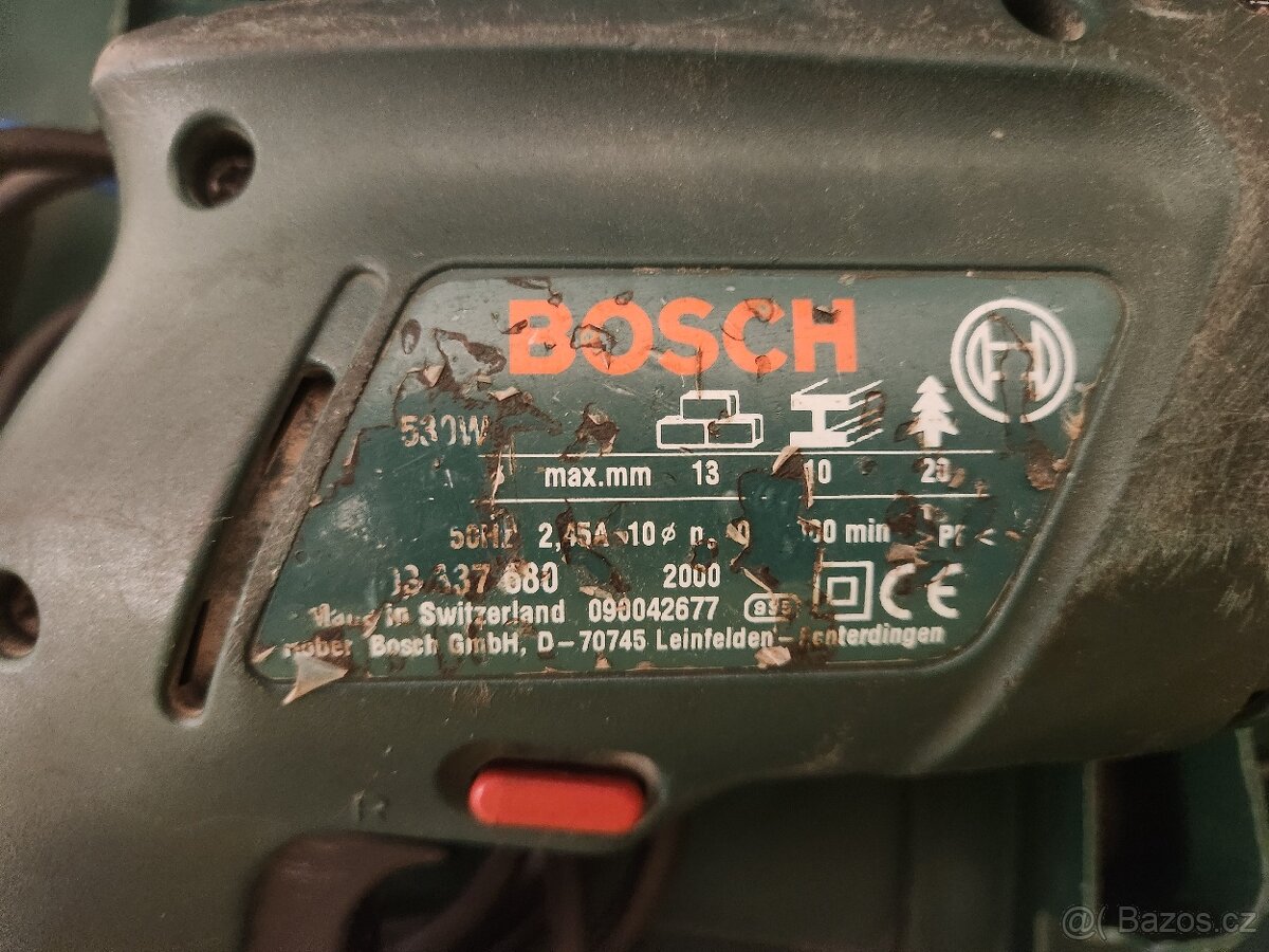 Bosch příklepová vrtačka PSB 530 RE + kufřík atd. - 4
