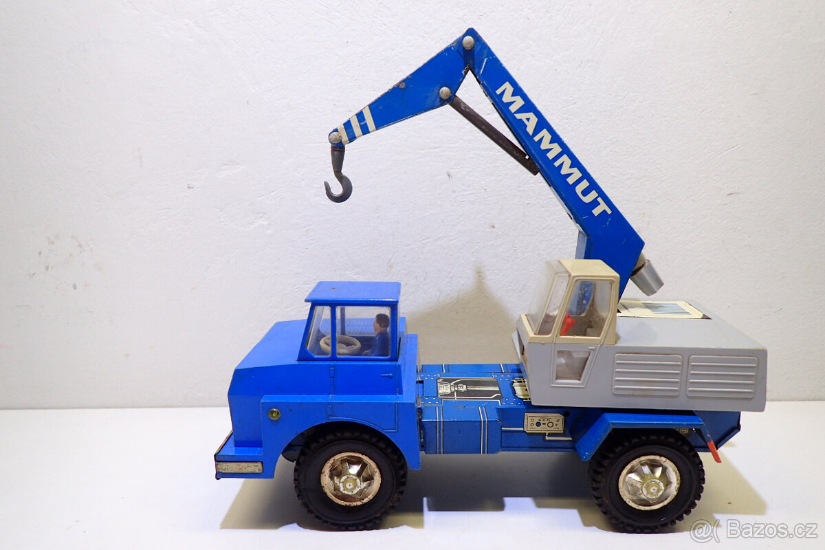 Jeřáb Mammut na setrvačník - Retro Hračky - 4