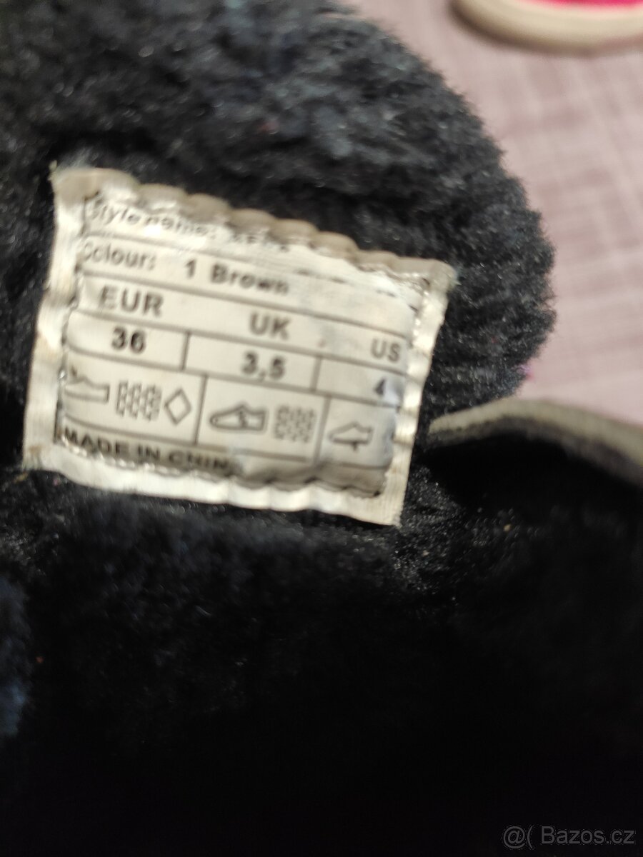 Dívčí zimní boty vel. 36 - 4