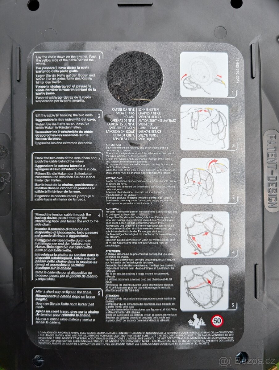 Sněhové řetězy Konig CB 12 - 090, nové - 4