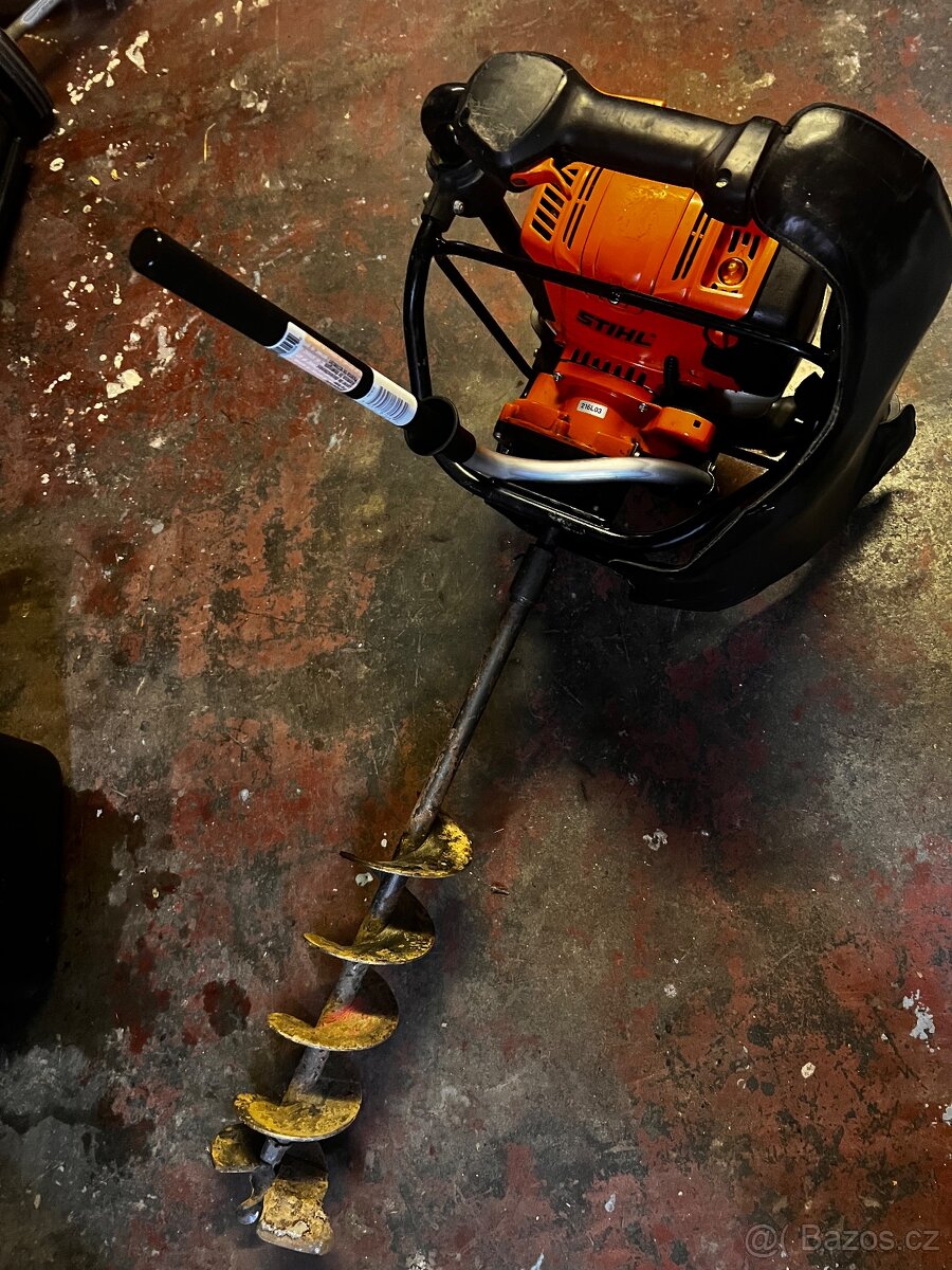 Stihl BT 131 + stihl vrták 90mm půdní jamkovač - 4
