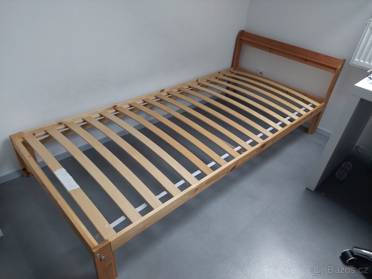 2ks ikea postel vč. roštu - 4