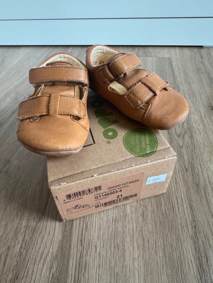 Sandálky Froddo Cognac 21 - 4